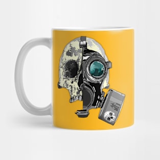 Skull with gas mask Mug